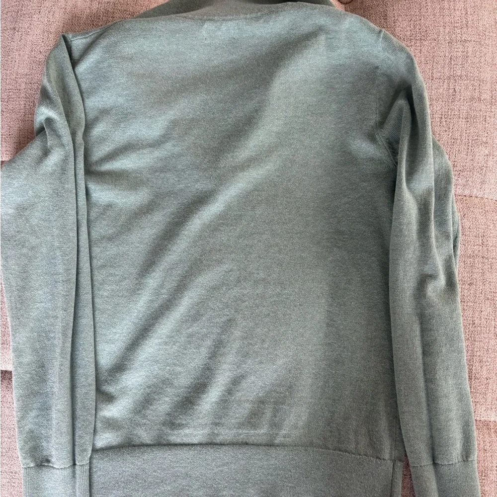 J. Crew Women's Mint V-Neck Sweater - Picture 3 of 7